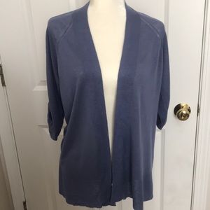 Talbots open front cardigan